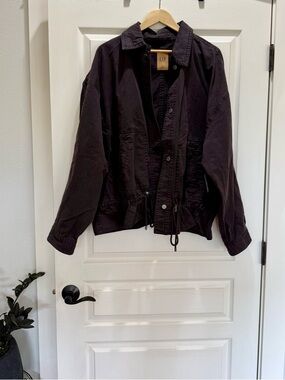 GAP Women's Utility Jacket with Drawstring Waist Size XL Tall. NWT
